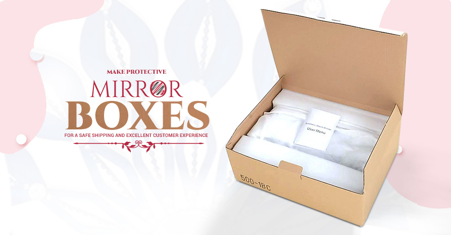 Corrugated Mirror Boxes, Cardboard Boxes for Paintings